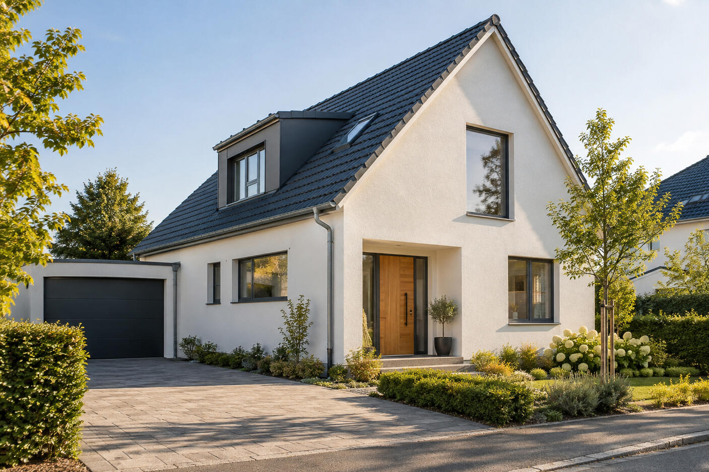 Moderne Hausfassade – Beispielbild Beispielbild